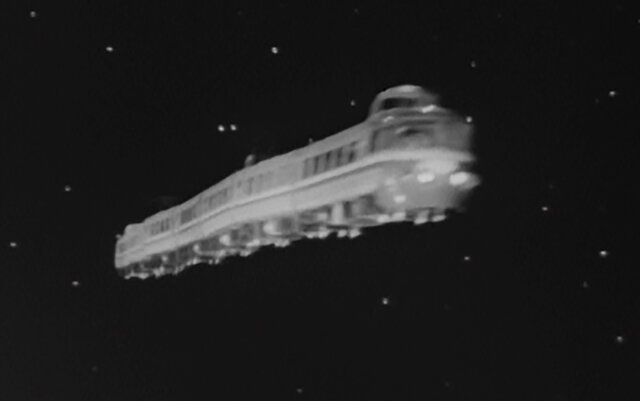 Max_Toybox's tweet photo. #乗りたくない架空の乗り物
ウルトラQ第28話『あけてくれ！』の異次元列車

もしかしたら乗りたい人もいるかもしれないけど😂 https://t.co/lsP4Uqykgb