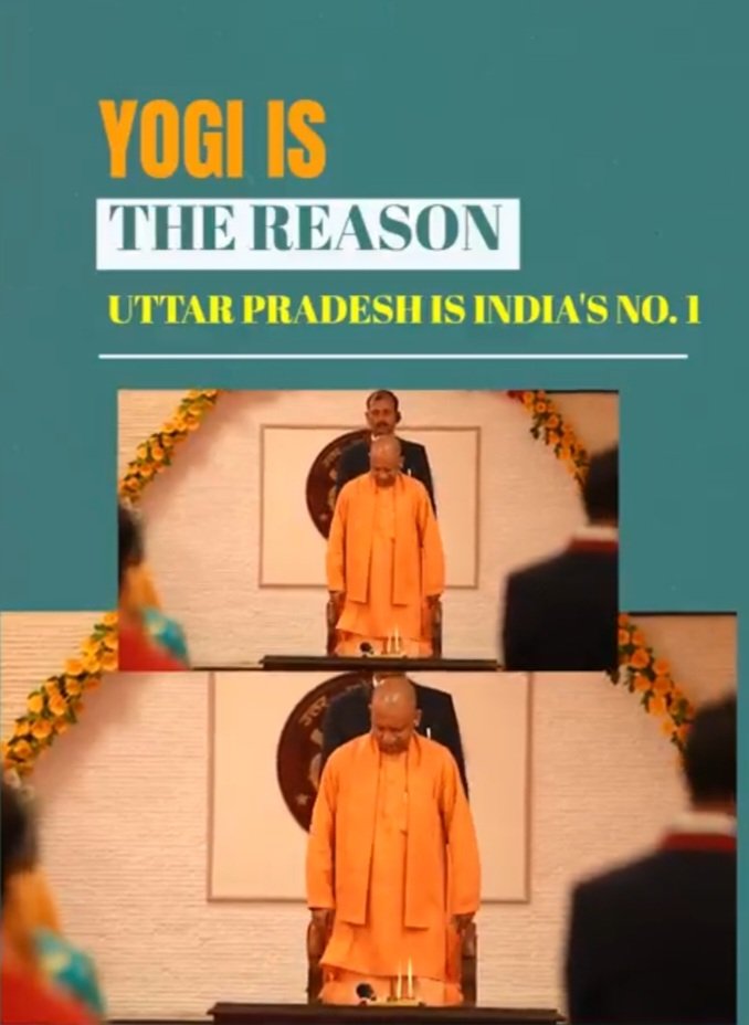 Uupadhyay_umesh's tweet photo. CM Yogi Adityanath is the architect of a Viksit Uttar Pradesh! 
Under his decisive leadership, UP has shed the BIMARU tag and emerged as India's growth engine. Key Data Highlights:GSDP doubled+: From ~₹13.3 lakh crore (2016-17) to ₹30.25 lakh crore (2024-25), projected ₹36-39.8 lakh crore by 2026-27 , one of India's fastest-growing major economies. 
  Investments: Over ₹38 lakh crore proposals, ₹15 lakh crore grounded since 2017 — creating lakhs of jobs.
  Infrastructure Powerhouse: 55% of India's expressways, largest railway network, 16+ airports, massive expressways & industrial corridors. 
 Ease of Doing Business: Top ranks, 2nd in many metrics, with 44 sectoral policies driving manufacturing & exports (18% YoY growth). 
Law & Order: Heinous crimes down sharply (~85% in key categories), enabling safe investment & tourism boom .
  Per capita income has nearly doubled, budget at record ₹9.12 lakh crore, targeting $1 Trillion economy soon. From cultural renaissance to jobs & industriesYogi ji is delivering a stronger, faster, future-ready UP!  #TransformingUP #CMYogi #ViksitBharat