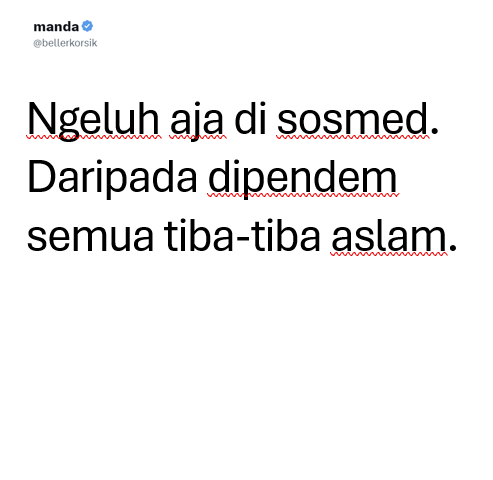 manda tweet media