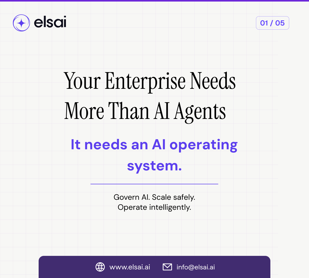 elsai_ai's tweet photo. Enterprise AI isn't just about deploying agents it's about governing every decision they make.

With elsai Foundry, build, orchestrate, monitor, and govern AI agents with confidence.
Learn more: https://t.co/5VYrJIDnlJ

#elsaiFoundry #AgenticAI #AIGovernance  #LLMOps #AIPlatform https://t.co/TvnwSXgh9d