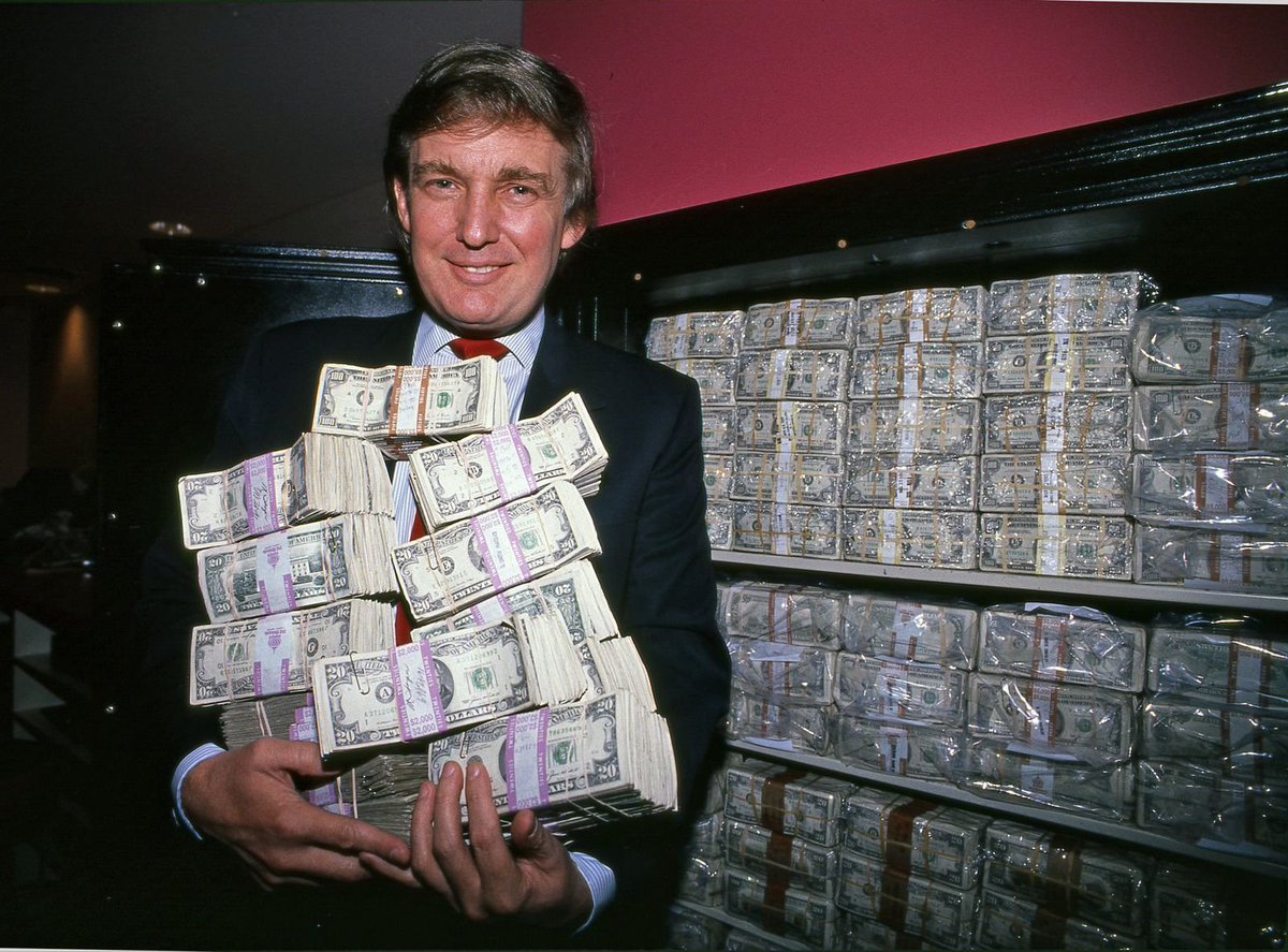 cryptorover's tweet photo. If you're sad that you still haven't made it in crypto yet, read this carefully 👇

Donald Trump made his first MILLION from crypto at almost 80 years old.

Don't give up. https://t.co/XMAZ5ziNsz