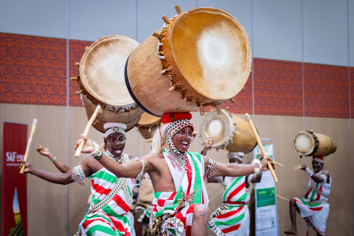 FINASAfrica's tweet photo. Purely #African rhythms and dance have lit up the stage at #FINAS2026, celebrating the continent’s rich heritage while reminding us that culture and community are at the heart of sustainable agri‑food systems.

From songs to dances, these performances embody the spirit of resilience, collaboration, and innovation; core elements in driving sustainable Africa’s food systems transformation.

#FINASLaunch #FoodSystems #AgriFinance #AfricanCulture @CGIAR  @CISKenya  @CGAP @CS_MoALD @FPCKenya_  @WorldVisionKE  @IFAD