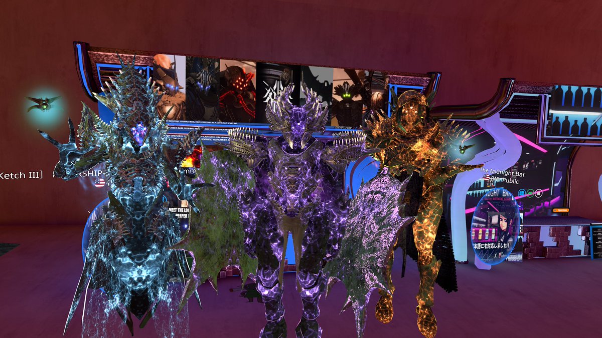 HouseResVrc's tweet photo. A surprise appearance of our lucent hive and Dire taken occurred earlier at our booth 

Thankfully no Eliksni lives were harmed during this period.

 #VRChatDestiny #DestinyVRChat #VR #VRCHAT #vrchatcommunity #PJKT2026 https://t.co/vuzwwj459f