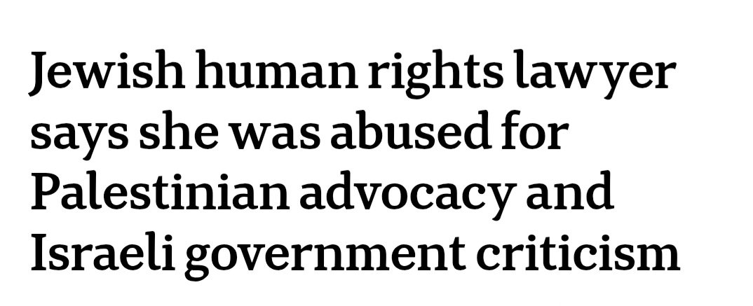 PeterWMurphy1's tweet photo. A Jewish human rights lawyer has told the RC she has been abused online by pro-Israel and neo-Nazi groups because of her advocacy for Palestinian people, labelled a traitor and a rat. So, Zionists engaging in anti-semitism against fellow Jews. 🤔 #auspol
https://t.co/bLlF5Ce4Ps https://t.co/l8JwaNLyuI
