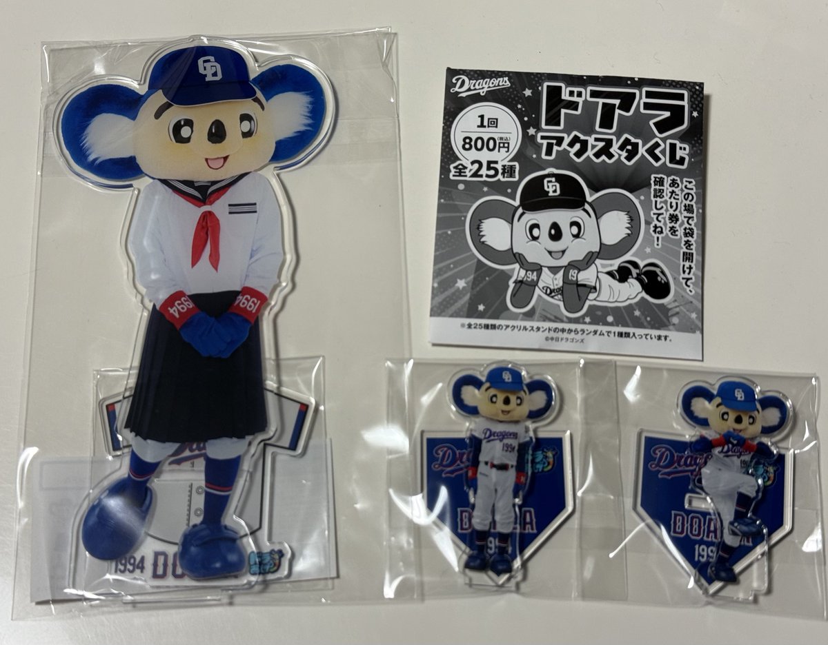 igabeee's tweet photo. ドアラアクスタくじのあたり🎯シュールでかわいい https://t.co/E5Z65B0D8t