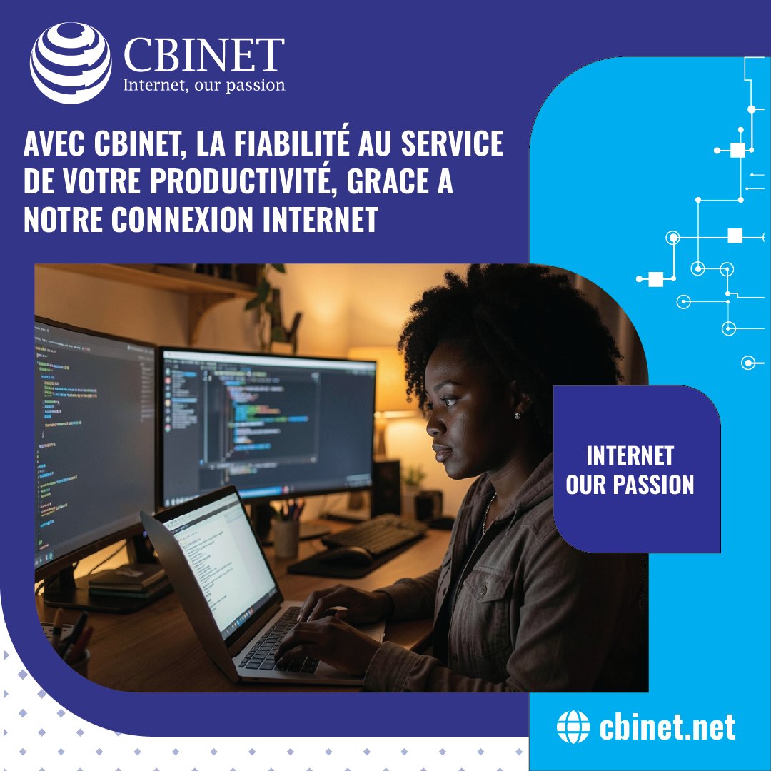 CbinetBurundi's tweet photo. Avec CBINET, la fiabilité est au service de votre productivité grâce à notre connexion Internet performante.

#InternetOurPassion #Burundi #CBINET
#CBINETSupportTeam 24h/24 7days/7
#SupportNoWhatsApp 76 18 10 10 https://t.co/NXwCWihrdv