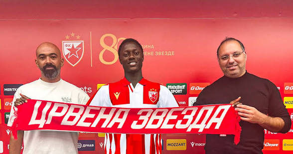 Kenycomand's tweet photo. Dear @Arsenal and @m8arteta and the scouting team, there is a young,  wonderful and intelligent player who plays for Crvena Zvezda @crvenazvezdafk. His name is Joseph Eghenolohor a.k.a J J. Go check him out. He will be a good young talent for Arsenal.

Photos below https://t.co/RZwQR18dgE