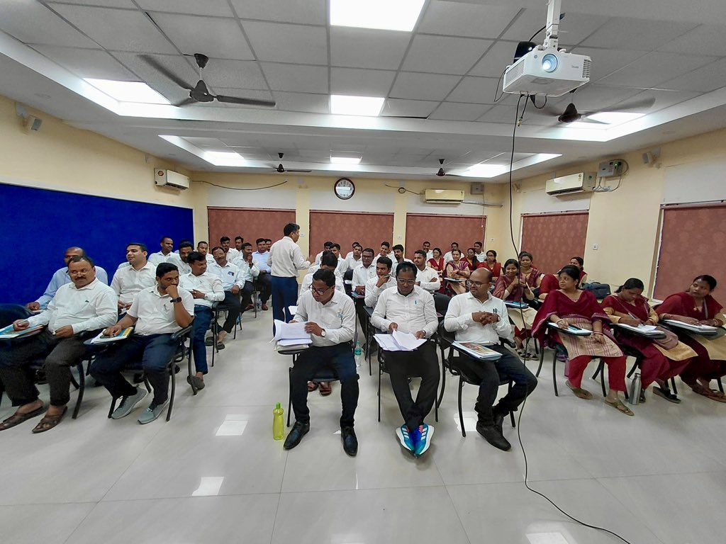 SMEOdisha's tweet photo. A 6-day Teacher Training Programme in English for Secondary School Teachers is in progress at the Conference Hall of SILTT, Bhubaneswar (29 June–4 July 2026).

The programme has brought together 50 teachers from Angul district, with sessions led by eminent resource persons under the supervision of Dr. Amrita Pritinanda, Joint Director. Strengthening teachers’ capacities to enhance English language learning across Odisha.