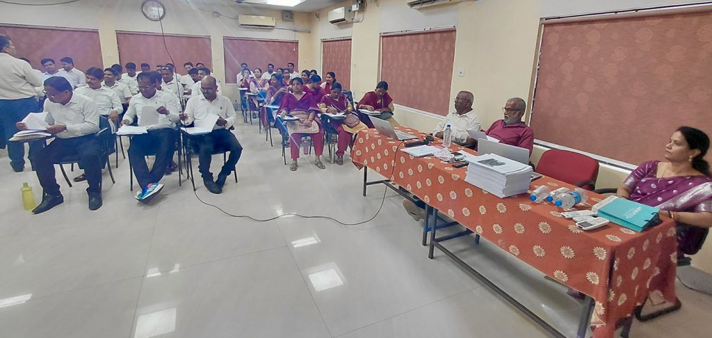 SMEOdisha's tweet photo. A 6-day Teacher Training Programme in English for Secondary School Teachers is in progress at the Conference Hall of SILTT, Bhubaneswar (29 June–4 July 2026).

The programme has brought together 50 teachers from Angul district, with sessions led by eminent resource persons under the supervision of Dr. Amrita Pritinanda, Joint Director. Strengthening teachers’ capacities to enhance English language learning across Odisha.