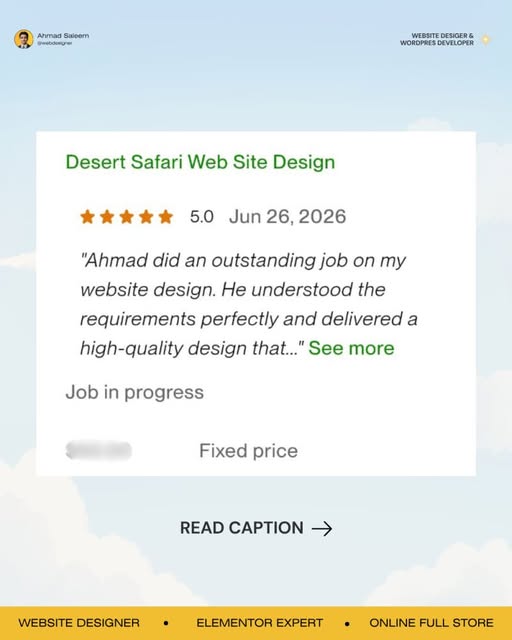 AhmadWebexpert's tweet photo. After the Upwork scam... I got another order. 📷
And yes, you can also see the client's rating.
Sometimes, it's really hard to put your feelings into words.
A month ago, a client scammed me.

See Whole Post on linkedin:
https://t.co/0kA7w9gcvt https://t.co/7QMy1nIoFb