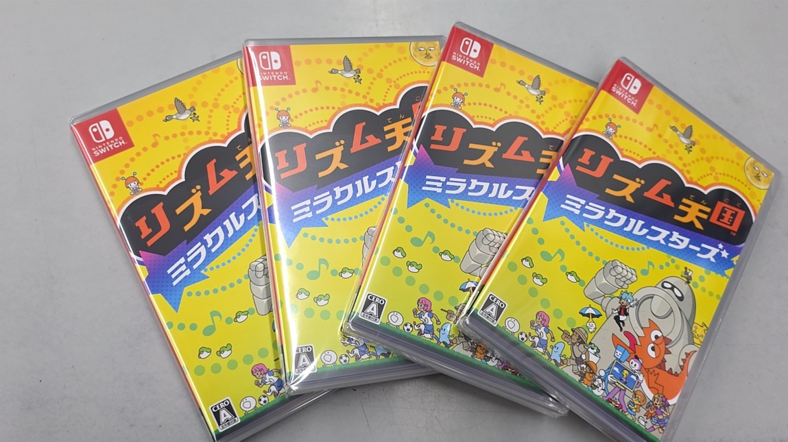 bonakajima's tweet photo. リズムにノッて、カンタン操作で楽しめる
[NintendoSwitch]
『リズム天国 ミラクルスターズ』
✨本日発売✨

#リズム天国　#ミラクルスターズ https://t.co/9WkFAYZVoi