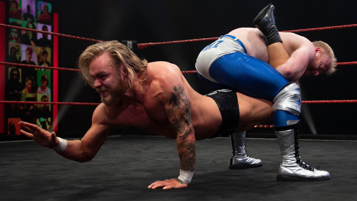 NXTUK_Legacy's tweet photo. July 1, 2021:
At BT Sport Studios, #TylerBate defeated @JakkSellstrom, 2-1, in Round 4 of their grueling #NXTUK #HertiageCup Match.
๐ธ WWE https://t.co/DwtvTTW1Oe