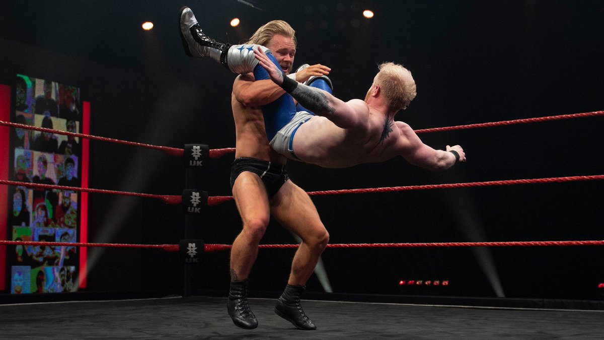 NXTUK_Legacy's tweet photo. July 1, 2021:
At BT Sport Studios, #TylerBate defeated @JakkSellstrom, 2-1, in Round 4 of their grueling #NXTUK #HertiageCup Match.
๐ธ WWE https://t.co/DwtvTTW1Oe