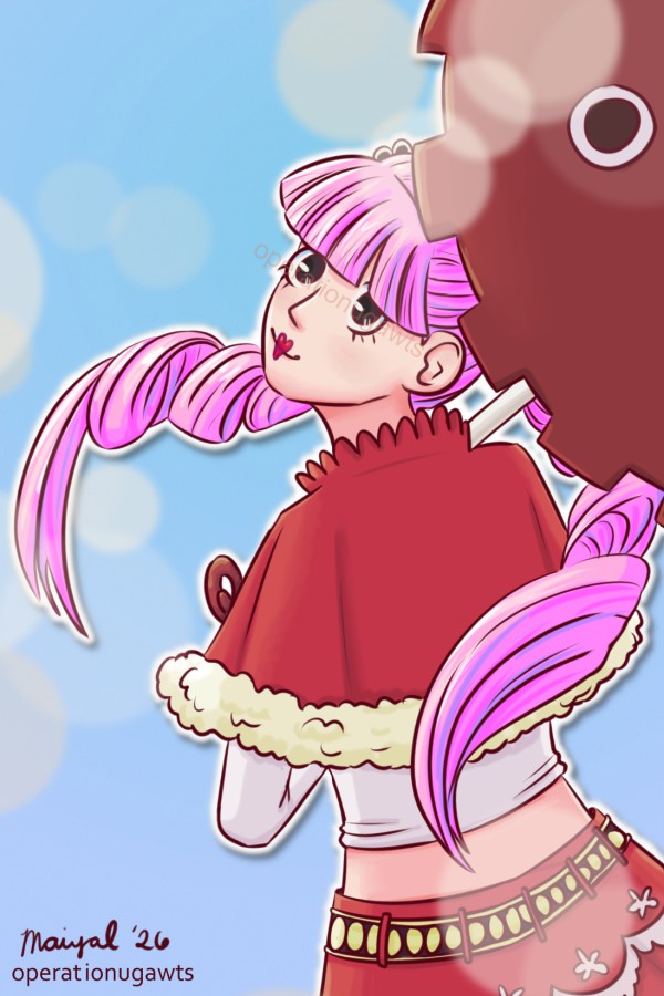 OperationUGAWTS's tweet photo. I think I was going to try to post this for Perona's birthday, but then I completely spaced it. I still love her and meeting her English VA was an absolute treat! 👻 👑

#opFanArt #onePiece #ghostPrincess https://t.co/pELq6hfh28