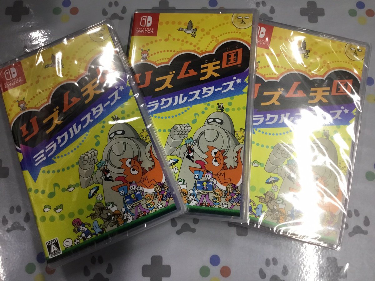 🎉本日発売‼🎉 Switch「リズム天国ミラクルスターズ」‼✨ ついに発売