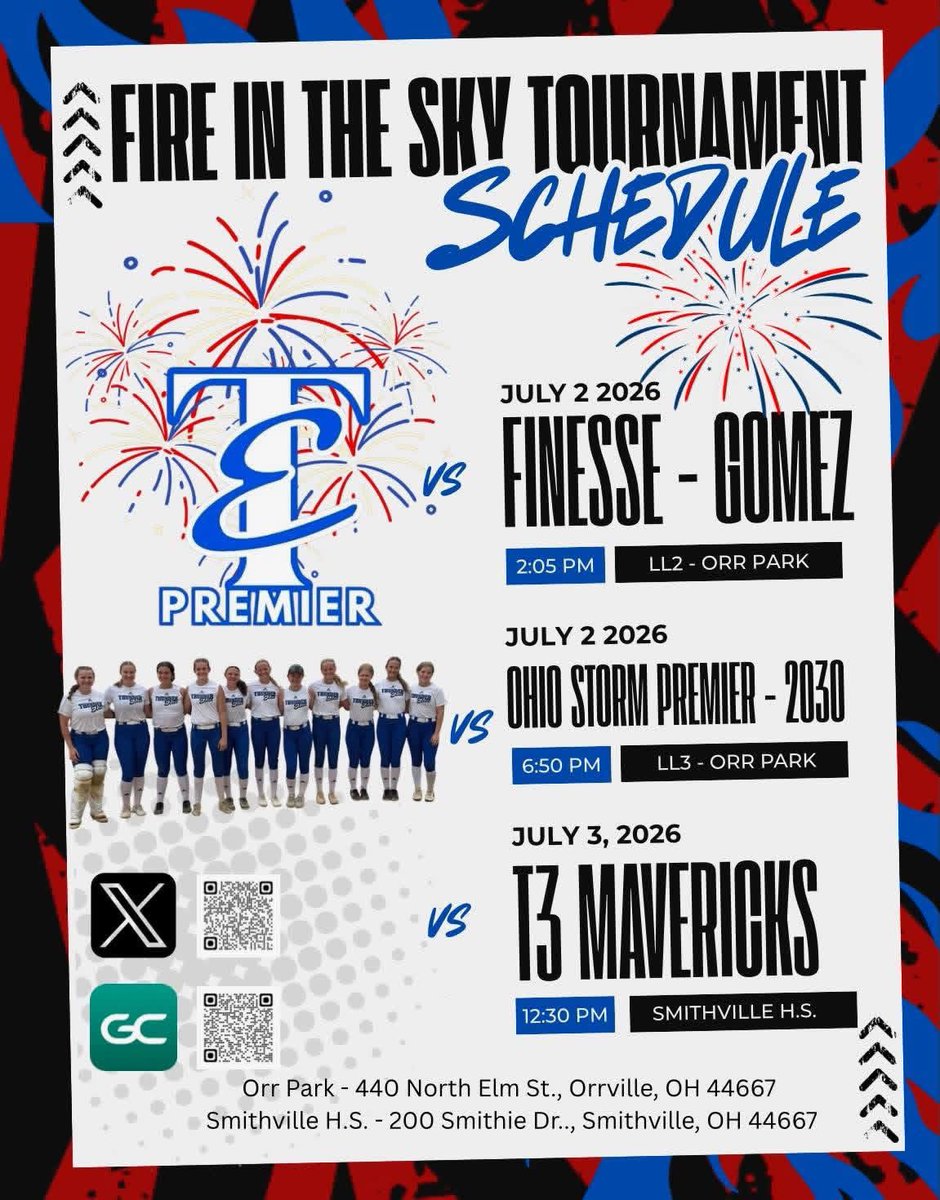 premier_29's tweet photo. Last year to play Fire in the Sky. Let’s go out with a BANG 🎇🎆 @YSUSoftball @ZipsSB @ToledoSoftball @Pitt_SB @KentStSoftball @UKsoftball @OhioBobcatSB @OhioStateSB @NDsoftball @BallStateSB @MiamiOH_SB @FlyerSoftball @UFOilerSoftball @MSU_Softball https://t.co/X2Ei3mhPlr