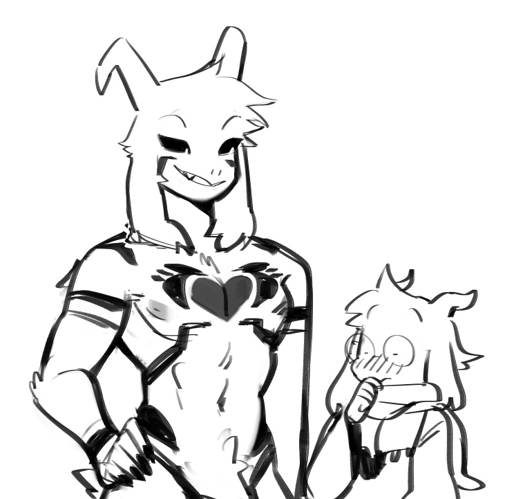 Goat4Flowz's tweet photo. Size difference between him and Ralsei. https://t.co/g7FPeQwDA6