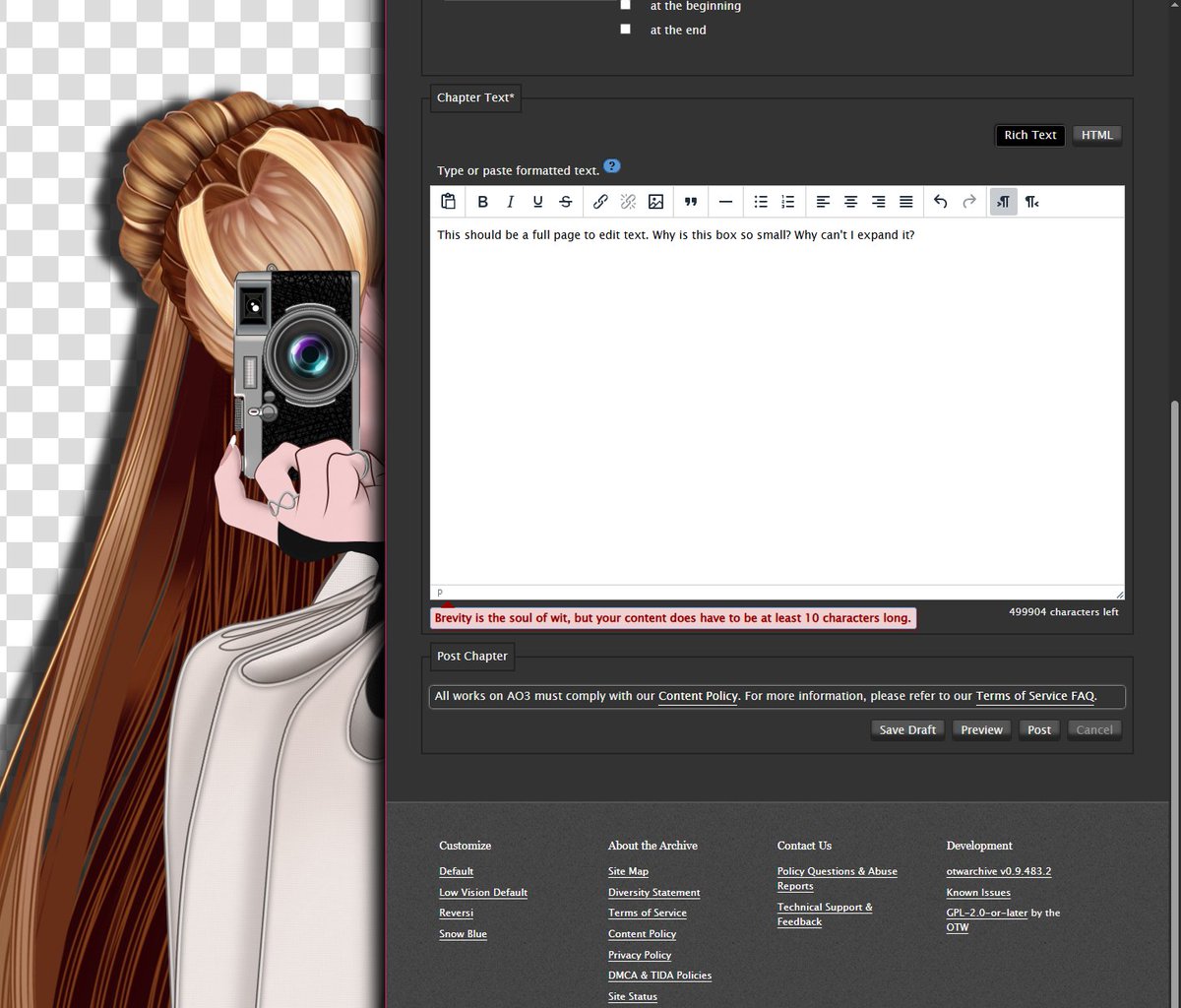 Jaeneper's tweet photo. Seriously though, why is the formatting box so small?