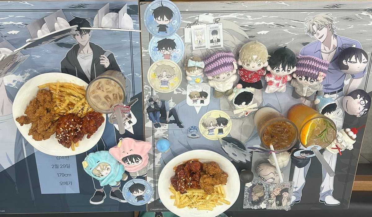 minami777_juju's tweet photo. 🩵🤎
물밤카페 왔습니다.
치킨이 멋있고 태주가 맛있고
의현이가 좋아요☺️❤️‍🔥
🩵🤎

#물가의밤X애니플러스 #서울합정점
@dmwk00 💦🌰
#물가의밤
#水辺の夜
#물가의밤_애니메이션 
#LowTideinTwilight 
#소요모 #Soyomo https://t.co/CwZemGNqau