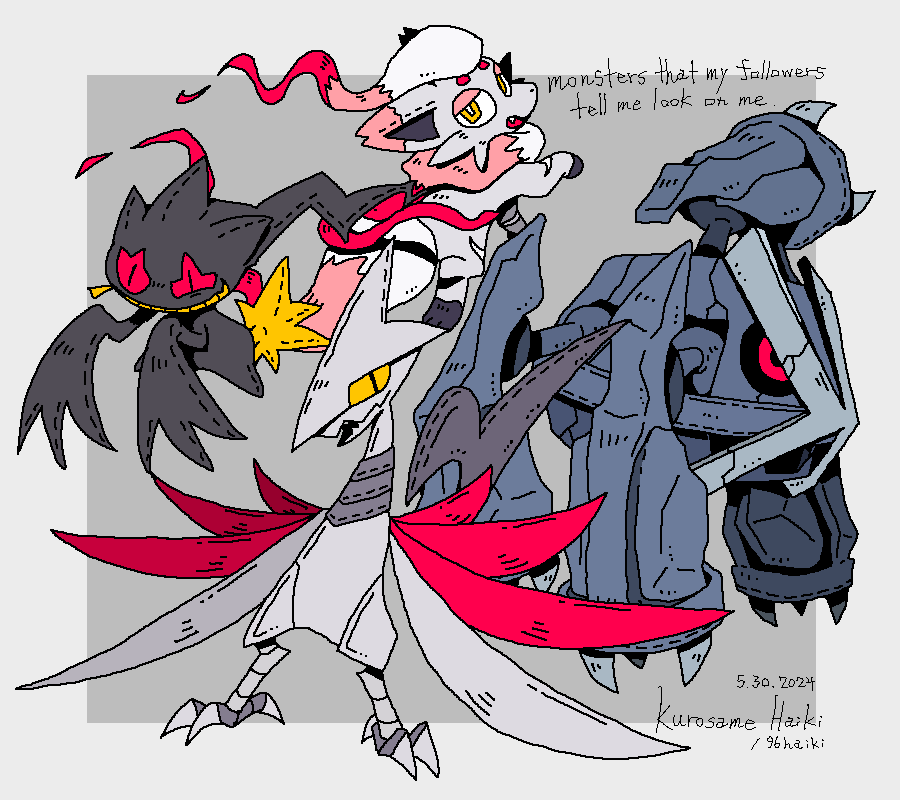 kuroHaiki's tweet photo. #pokemon エアームド・ジュペッタ・メタグロス・ヒスイゾロア/skarmory, banette, metagross and hisuian zorua
5.30.2024 https://t.co/AxqIWzCrUg