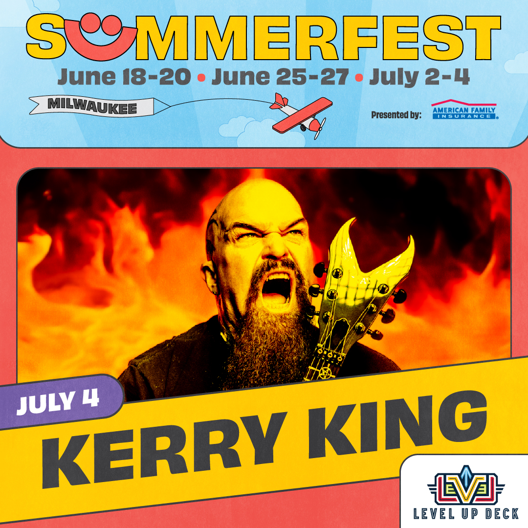 Summerfest's tweet photo. Spend your 4th on the Level Up Deck presented by @culvers at the @MillerLite Oasis Stage with @KerryKingmusic🎆

Secure your tickets: https://t.co/JIk2LAd7t6

📸Brigette Burgman https://t.co/W5SzKOHAZx