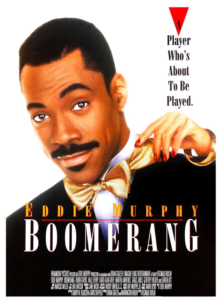 FilmNewsNos's tweet photo. 🎬MOVIE HISTORY: 34 years ago today, July 1, 1992, the movie ‘Boomerang’ opened in theaters!
#EddieMurphy #RobinGivens #HalleBerry #DavidAlanGrier #MartinLawrence #GraceJones #GeoffreyJones #EarthaKitt #ChrisRock #TishaCampbell @LelaRochon #ReginaldHudlin https://t.co/F2ki7rrXGE