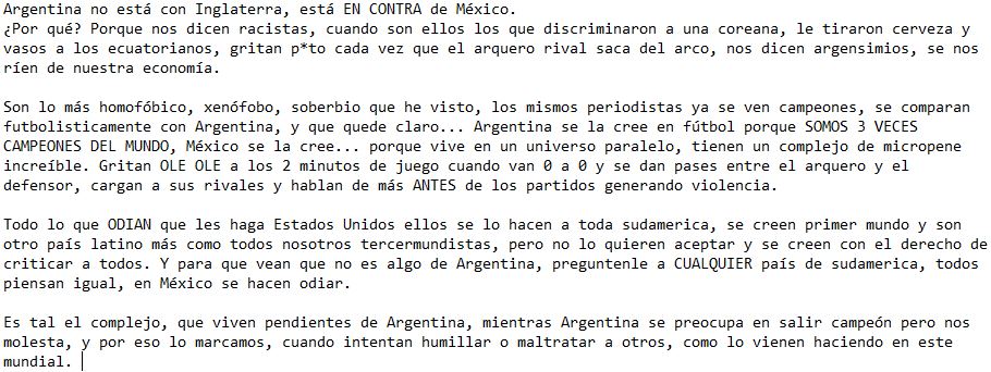 Matute_____'s tweet photo. No es a favor de Inglaterra, es EN CONTRA de México. El PEOR anfitrión de un Mundial. https://t.co/cQITKqCxgM