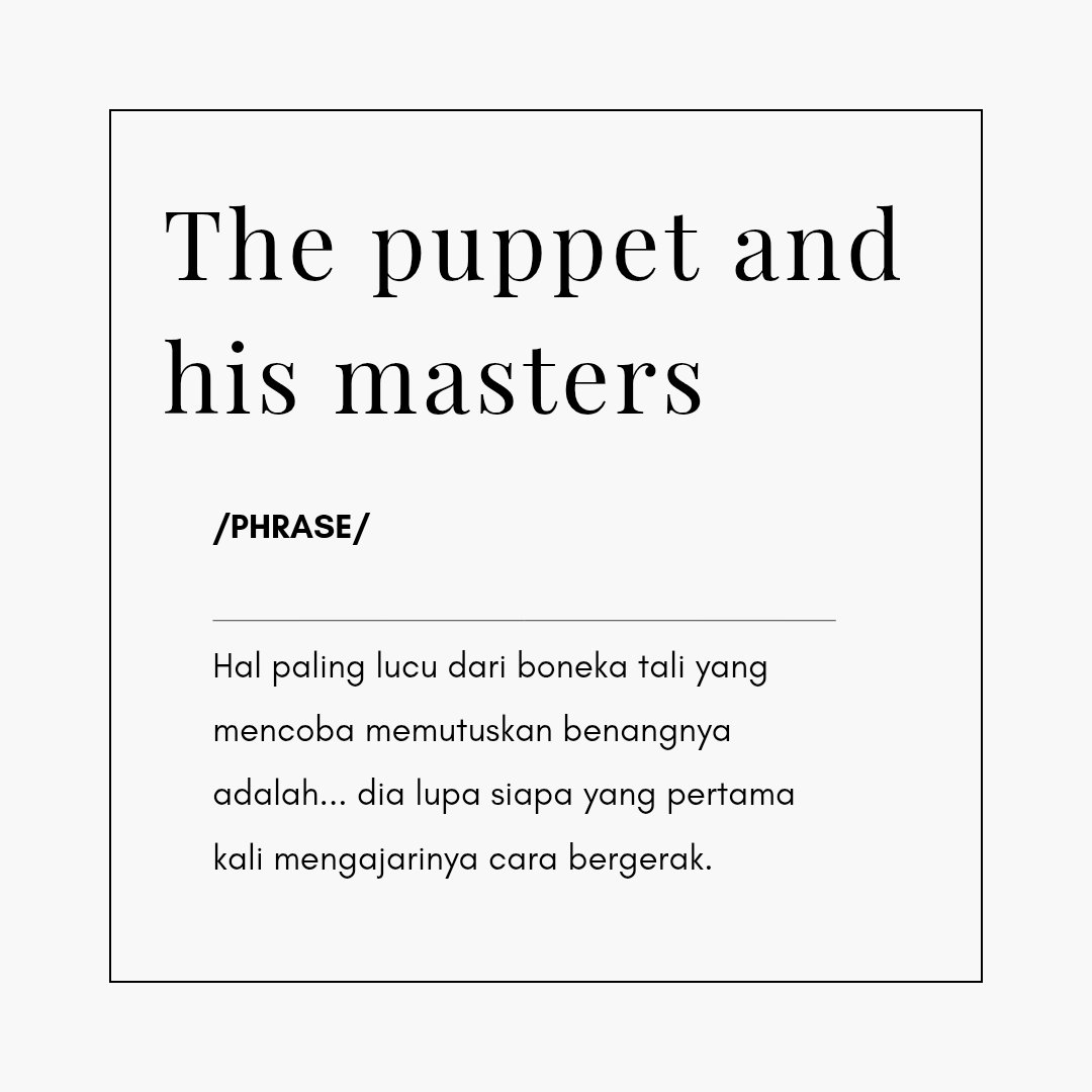 hwngjunn_'s tweet photo. The puppet and his masters
ㅡSoobreun narrative au. https://t.co/1WZNIRANEV