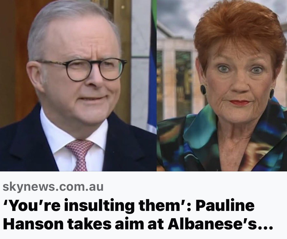 RositaDaz48's tweet photo. Anthony Albanese is unbelievable with his ignorant answers to anything.

He says Australia has never been Monocultural.  

#He is a total idiot.  
We are AUSTRALIAN & have  Australian culture.  

Why does he think people come to Australia to settle!!!

Go to the 3 minute mark To See What Pauline Has To Say About Monoculture.

Who can disagree with her????

She explains it well right here:  https://t.co/0no2OnAMrG