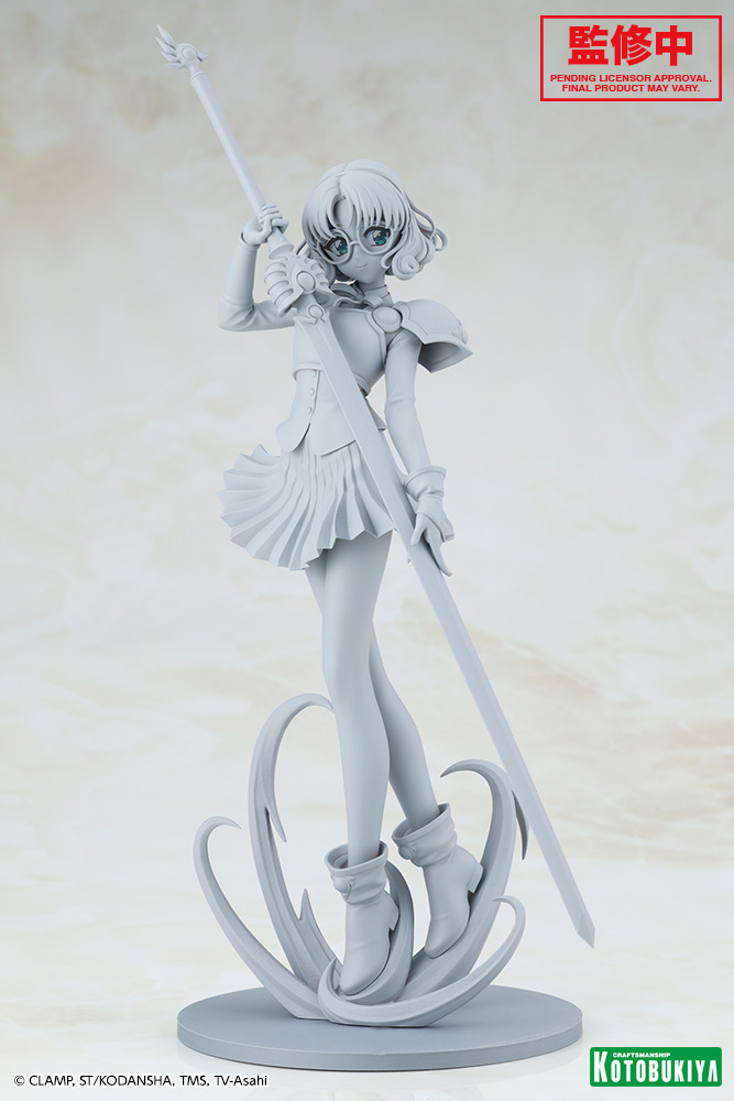 Kotobukiya_EN's tweet photo. ＼🗡️SCULPT REVEAL🍃／
From Magic Knight Rayearth, the sculpt of Fuu Hououji is revealed for the first time!💚

She is on display with Hikaru Shidou and Umi Ryuuzaki at the Kotobukiya booth at Anime EXPO!

#AX2026 https://t.co/b76oZNG120