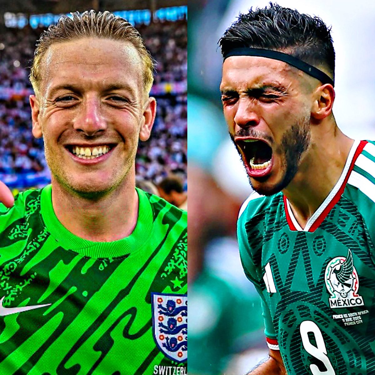 AllFutbolMX's tweet photo. 🚨🏴󠁧󠁢󠁥󠁮󠁧󠁿 England’s starting goalkeeper, Jordan Pickford, is the goalkeeper who has conceded the MOST GOALS to Raul Jimenez in EUROPE. 

6 goals in 12 matches. 🔥

They face each other next Sunday. 🍿🏆 https://t.co/ThOR6JcRrF