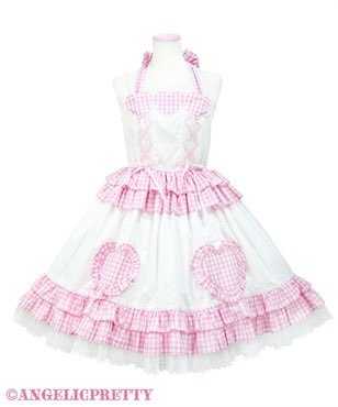 🎀原宿店再入荷情報🎀 ♡ Heart Picnicジャンパースカート…シロ
