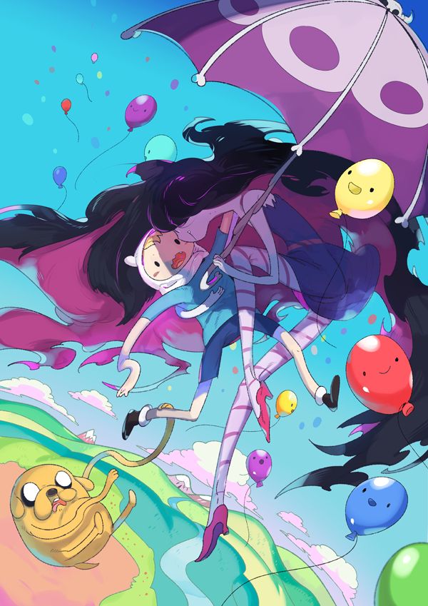 AsbestosDoll's tweet photo. Adventure time art by Maruco on pixiv https://t.co/BdV6KtyoE2