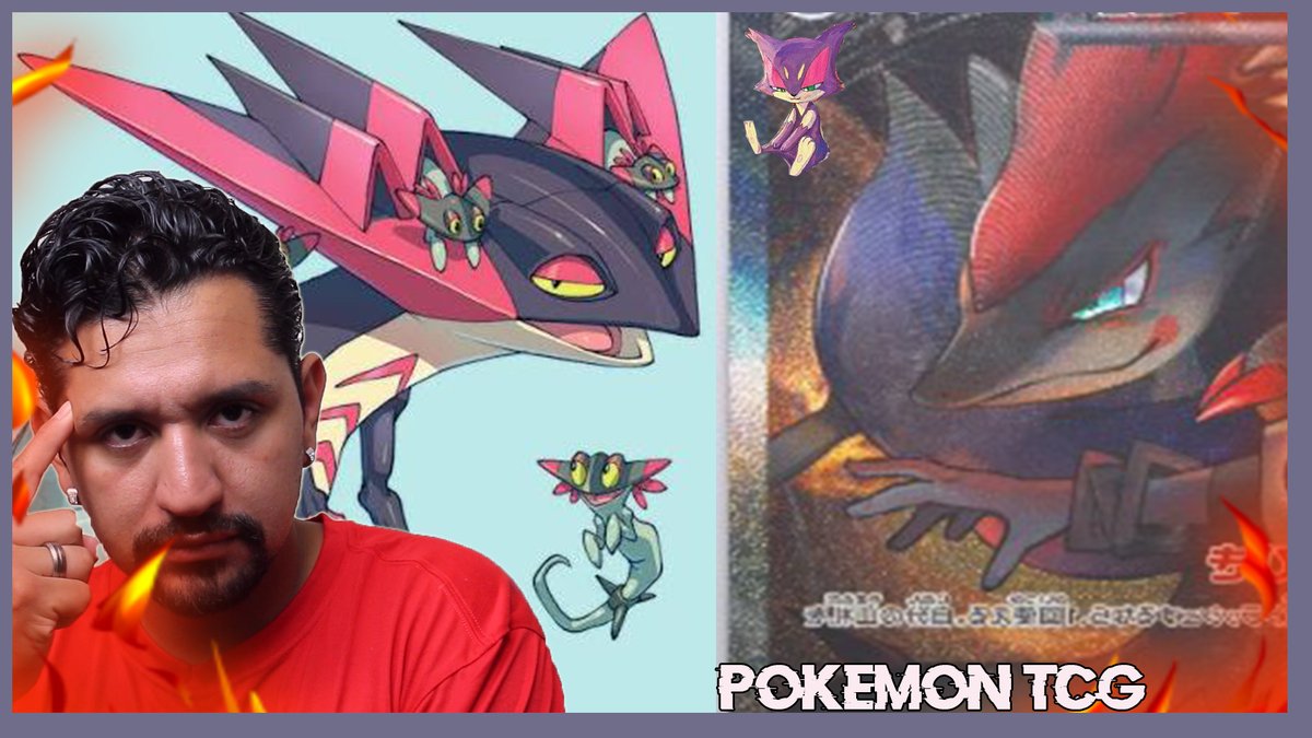 pacjrgaming's tweet photo. Created my first TCG Pokemon gameplay on the channel! BO3 vs N's Zoroark. We had a special appearance from @Goomy35Fan ! Thank you for the coaching- HIGHLY recommend! Link below.  https://t.co/sI71G77PSk https://t.co/xJkPT6Fz0f