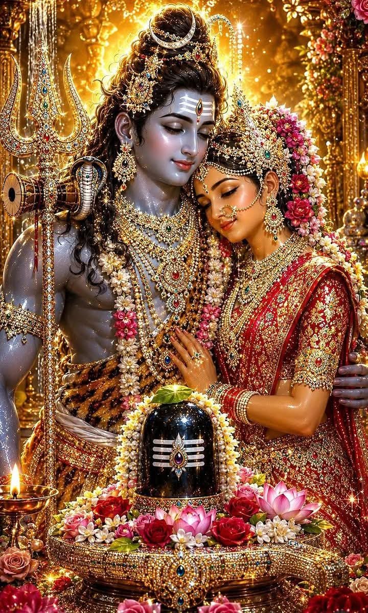 KishenSSR's tweet photo. The ultimate prayer to invoke the unified grace of Lord Shiva and Goddess Parvati is the Gauri Shankar Stotram or the deeply revered daily invocation Om Namah Parvati Pataye, Hara Hara Mahadev. Together, they represent the divine balance of supreme consciousness and cosmic energy.🙏🙏