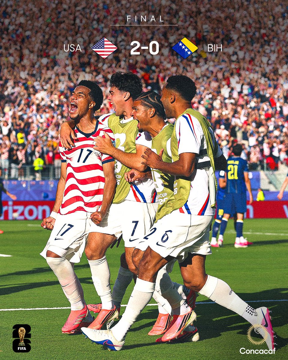 Concacaf's tweet photo. Star Spangled victory 🔥 https://t.co/Rkwcdxcujq