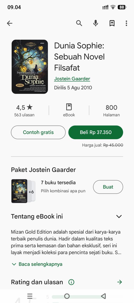 azznvr's tweet photo. @ayundia_r Coba baca dulu bagian awal di google play books kak kalo cocok baru beli https://t.co/QTeAHjljUy