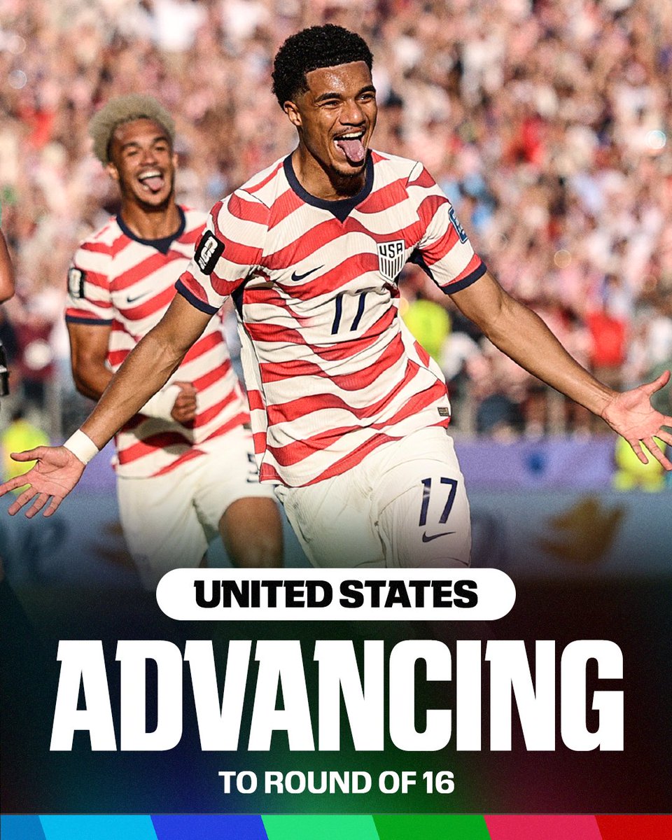 ESPNFC's tweet photo. BELIEVE IT.

THE USMNT HAVE WON THEIR SECOND-EVER KNOCKOUT STAGE MATCH 🇺🇸 https://t.co/2EzHVMPHTl