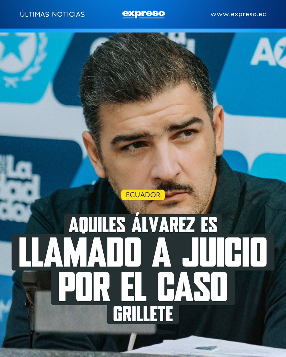 FunerariaAlach's tweet photo. La jueza Karen Alarcón, alineada con el Gobierno, admitió pruebas que la ley procesal prohíbe para llamar al alcalde Aquiles Álvarez a un nuevo juicio en el caso Grillete, lo hace porque sabe que los casos Goleada y Triple A ya están caídos por falta de pruebas y necesitan inventar algo nuevo para aún mantener preso al alcalde de manera ilegal.

La defensa del alcalde de Guayaquil impugnará la decisión del nuevo llamamiento a juicio y advierte de un posible prevaricato por parte de la jueza por haber admitido pruebas prohibidas por la ley. El uso político del sistema judicial por parte del Gobierno resulta cada vez más evidente.