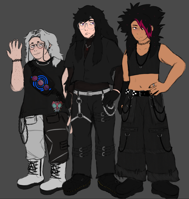 corvidread's tweet photo. easy to access refs for my two dears... and my deltarune oc LMFAO https://t.co/2cM3CbJA1y