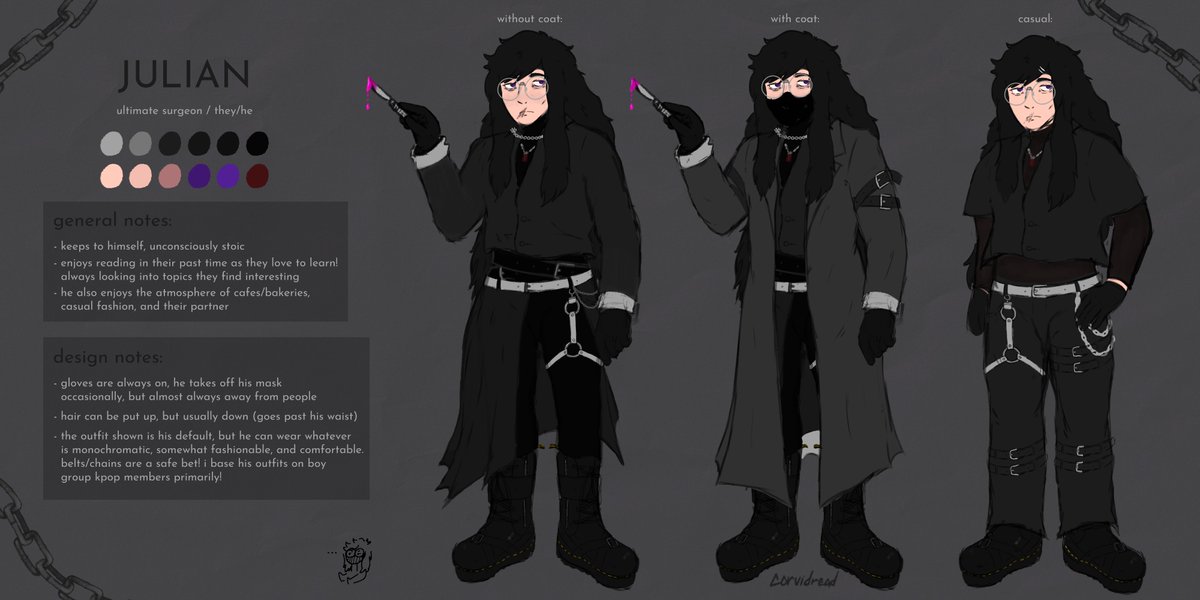 corvidread's tweet photo. easy to access refs for my two dears... and my deltarune oc LMFAO https://t.co/2cM3CbJA1y