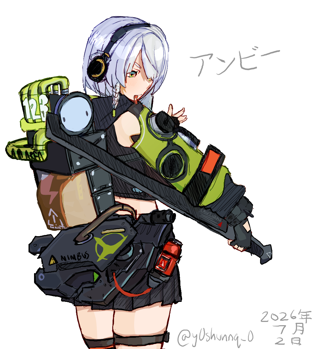 y0shunnq_0's tweet photo. Zenless Zone Zeroをプレイし始めたので、アンビーのイラストを描いてみました。 https://t.co/AuBiSCyp20
