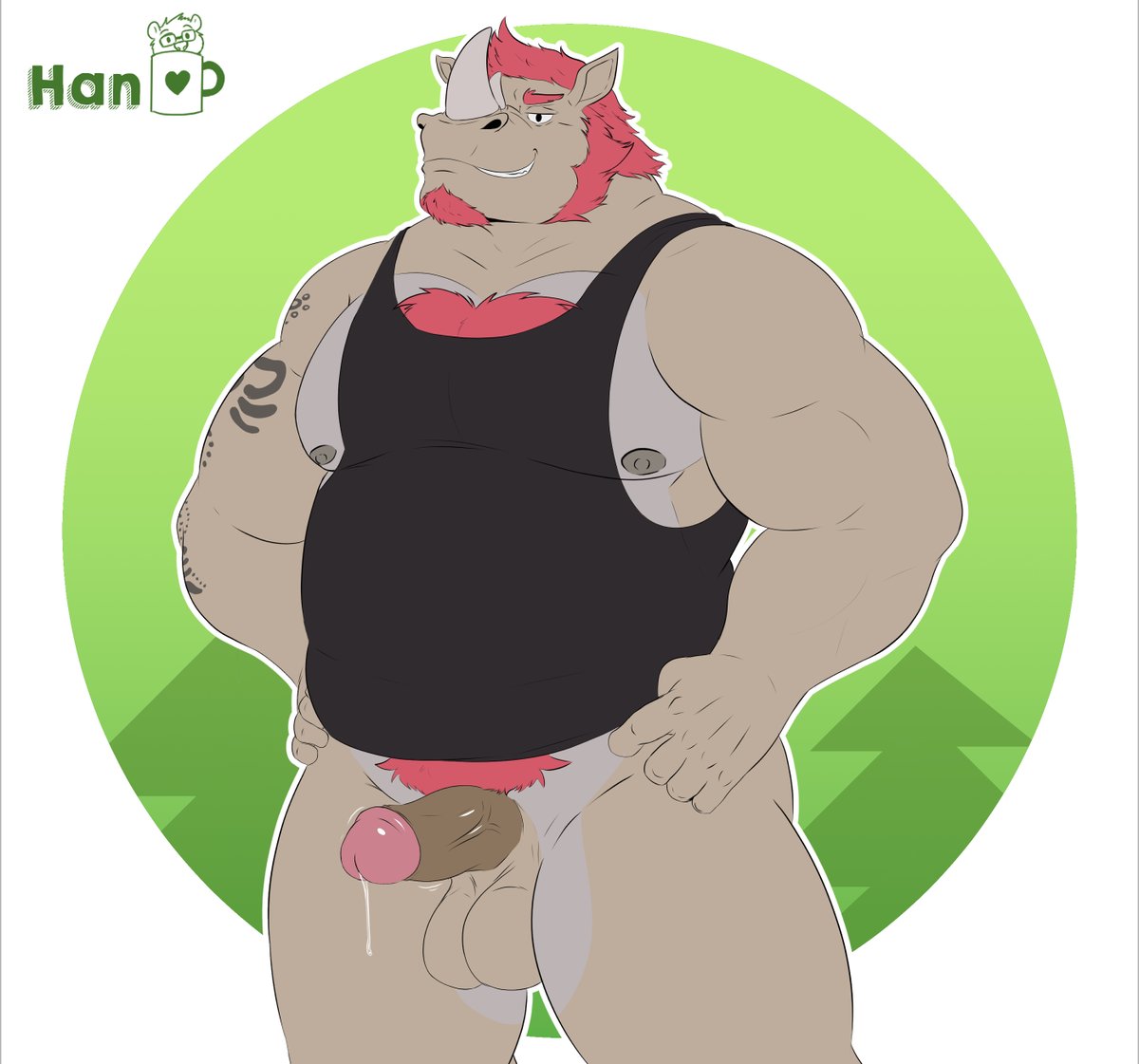 Hanbrrrr's tweet photo. Big boy spotted!🦏👀 

Made for  /rhino.dog on 🔵 https://t.co/XbYMKWtsbu