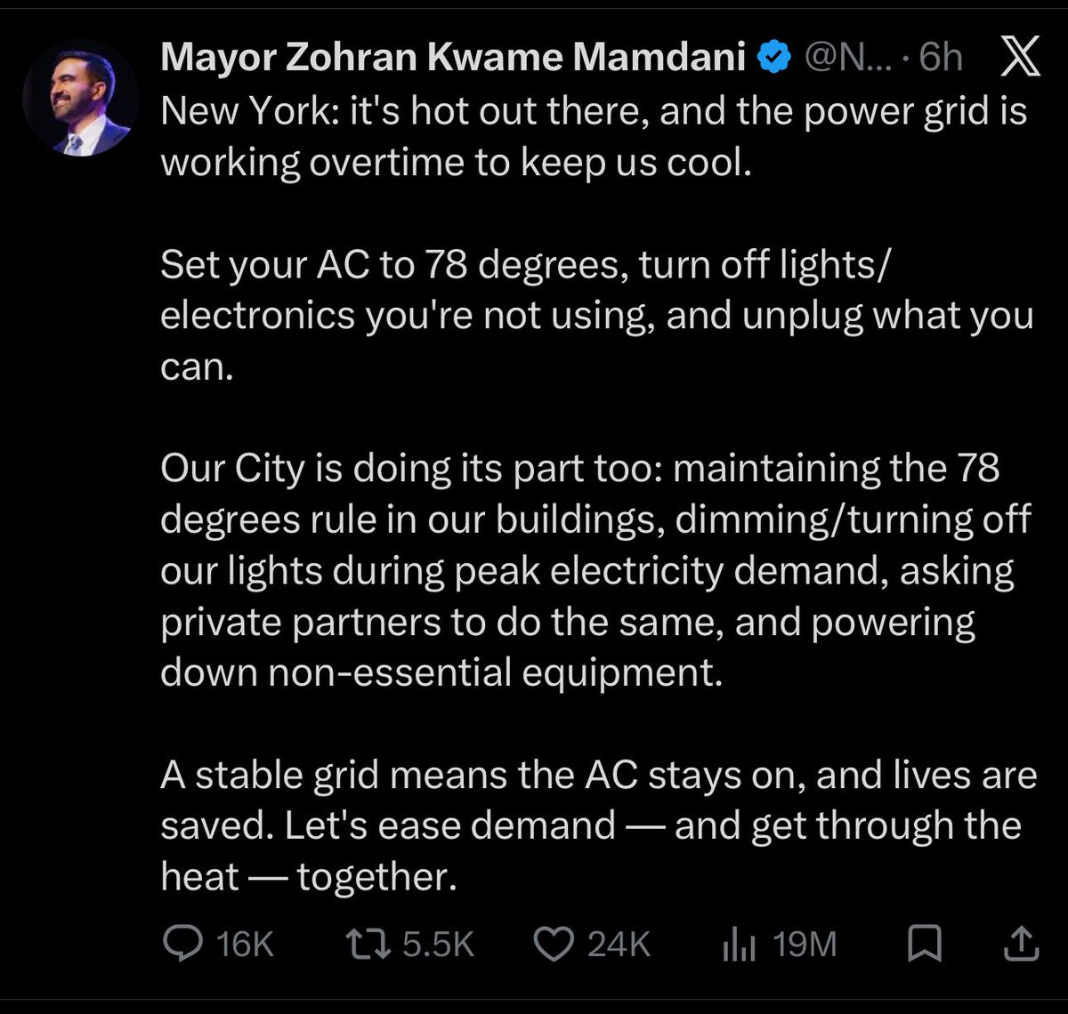 Leonardaisfunny's tweet photo. Hope you’re enjoying your new communist mayor New York. Wait until the White guys stop working on the power lines. https://t.co/uzW8JNubgB