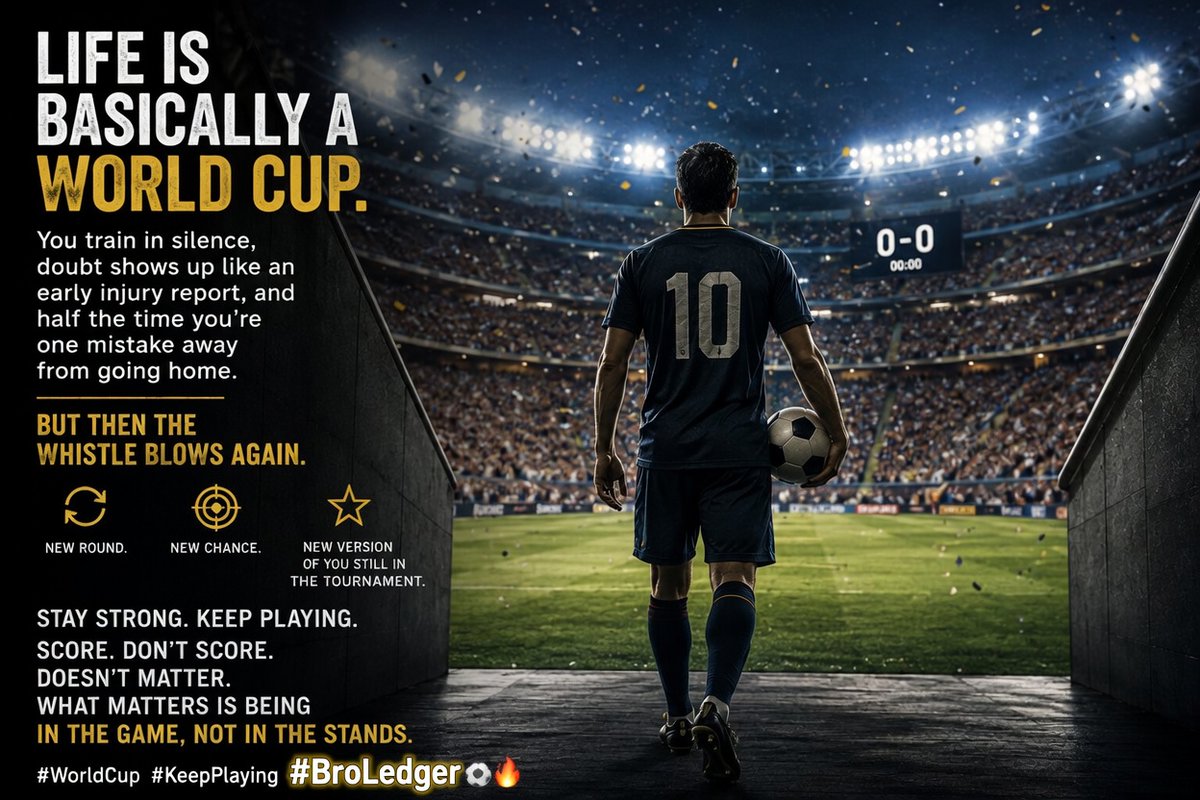Broledger's tweet photo. The best thoughts I had today👇
#WorldCup #KeepPlaying #Broledger https://t.co/vKL9Obg5vC