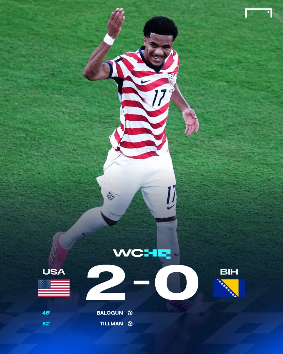 goal's tweet photo. 10 men? No problem! 👌

Malik Tillman's free kick seals a historic victory as the USMNT secures their first World Cup knockout win since 2002 🇺🇸👏 https://t.co/f3N2z7DNGy