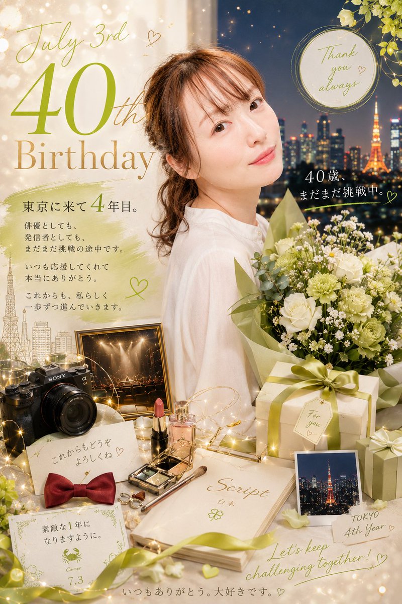 頼むから、プレゼントくれた方々、名乗りをあげてね！（笑）お返事書く