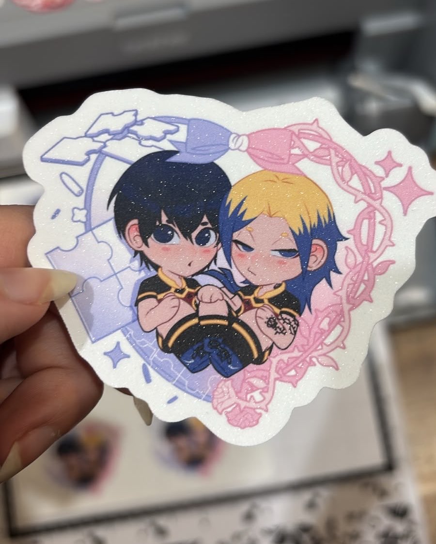 romanticcah's tweet photo. estarei vendendo esses kaisagi amanhã no anime friends 💙 mesa 95!

arte linda do @LesgoYun https://t.co/NFynv0FUyN
