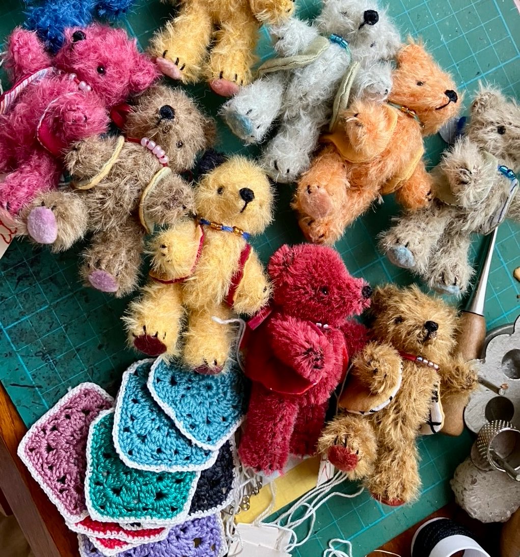 テディベア作家　木村久美子さま　ハンドメイド 小雨の7/2☂️18時までオープン🚩テディベア作家・木村久美子さんの
