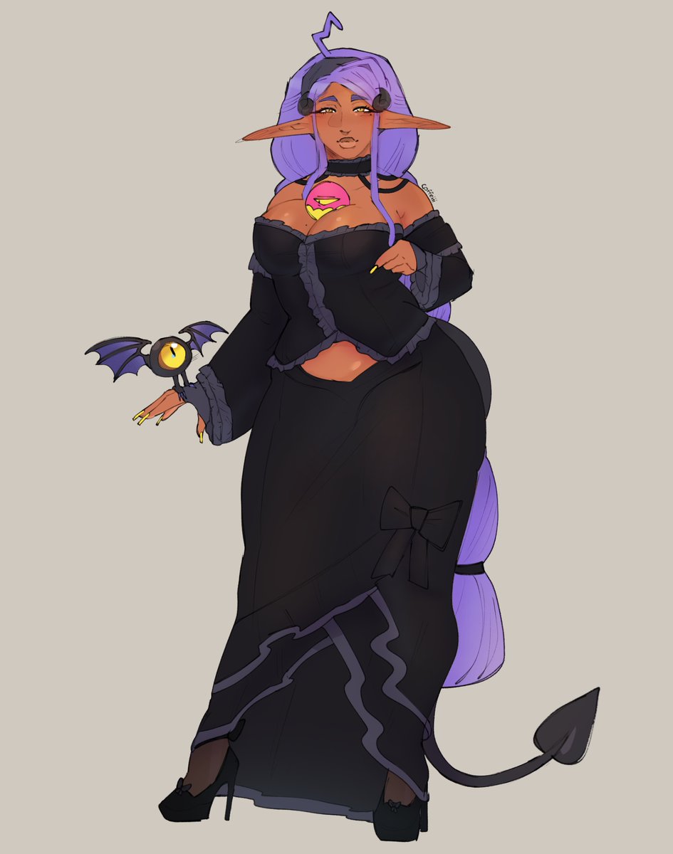 coffeiii_'s tweet photo. Artfight attack on @chknbunnyxd  that I can’t even upload atm 💔
I absolutely adored drawing Poof though

#artfight #oc #art https://t.co/uJxQVg2Lrr